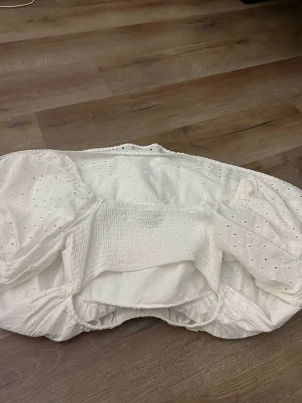 White Eyelet Dress - Image 4