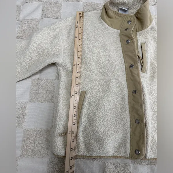 North Face Women's Cragmont Fleece Jacket Snap Button size Small - Image 5