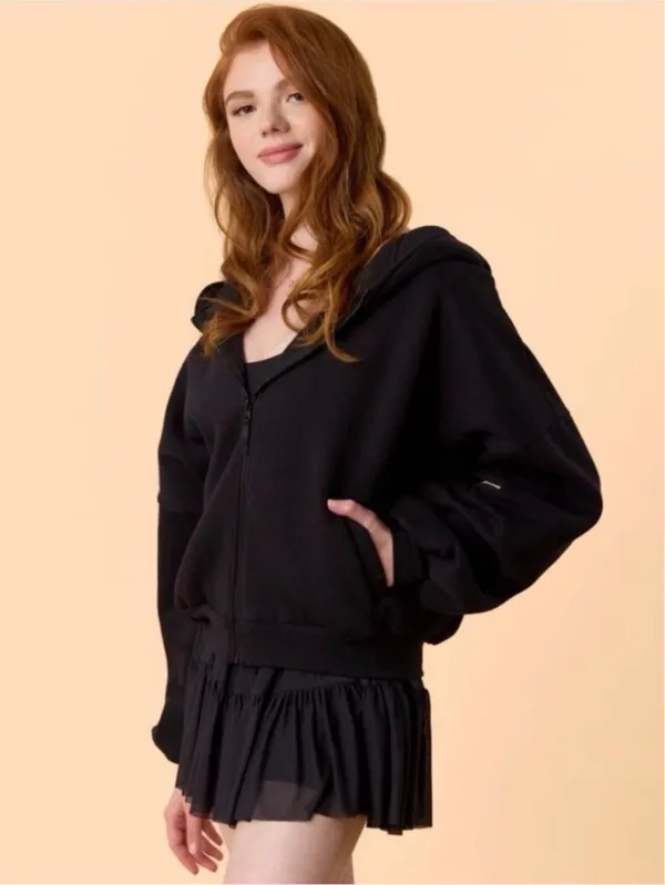 NWT! Blogilates Target X - Women's Marshmallow Full Zip Hooded Sweatshirt Size M - Image 9