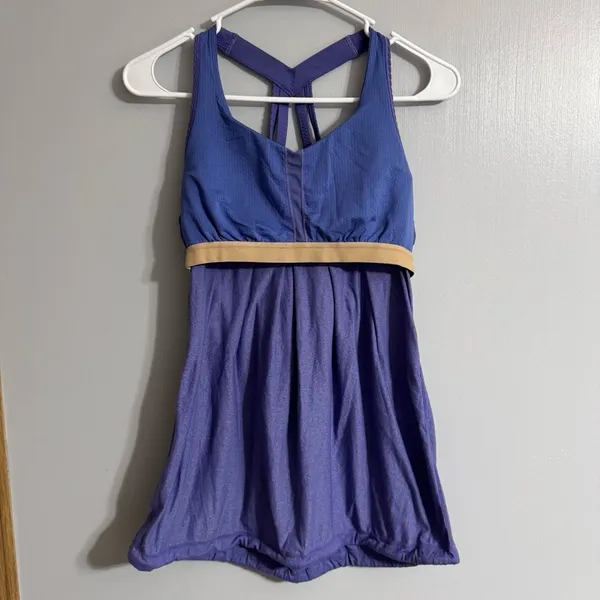 Lululemon Purple Racerback Activewear Tank Top‎ Size 6 - Image 11