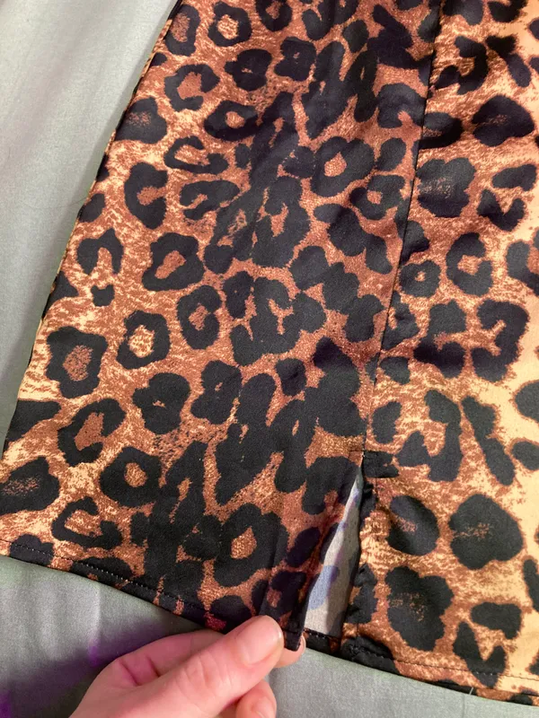 Cheetah Print Mini Skirt - Image 2