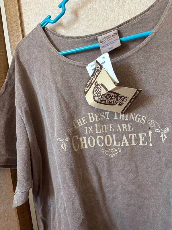 FINAL MARKDOWN Crazy Shirt Brown 'Chocolate' Graphic Tee XXL NWT - Image 5