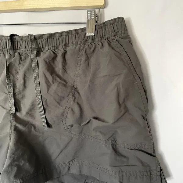 Columbia gray‎ elastic waist hiking shorts women's size XL nylon pants pockets - Image 2