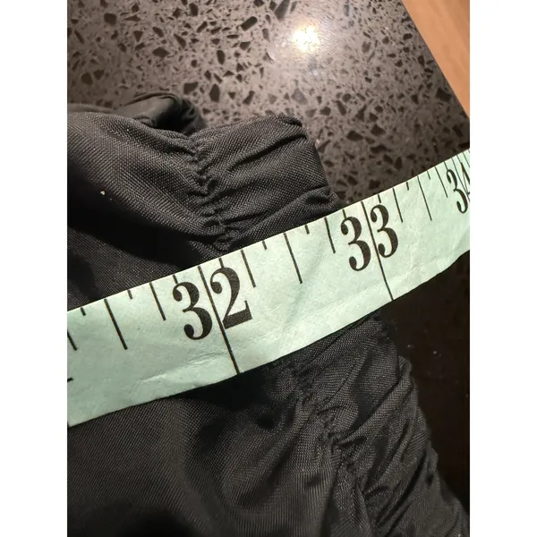Vintage Nike Nylon Track Pants Womens Large Black Windbreaker Joggers F11102TSU‎ - Image 7