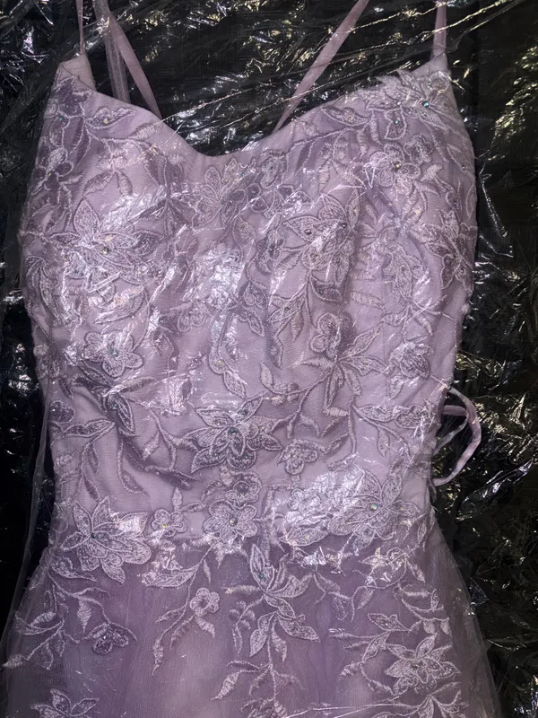 Prom Dress Purple Size 6 - Image 4