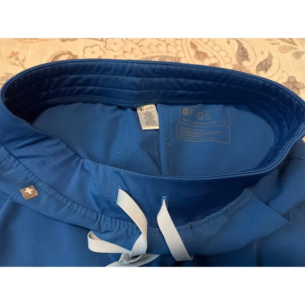 FIGS Zamora Jogger Scrub Pants Royal Blue Size Small Medical - Image 4