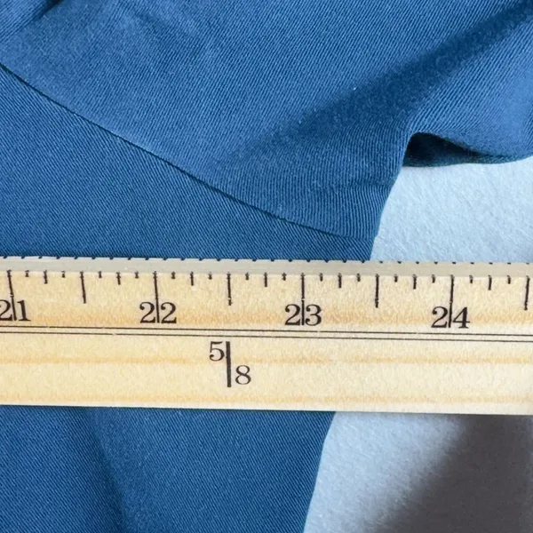 324‎ | FIGS Womens XL Notched Neck Scrub Top Teal Medical Healthcare Uniform - Image 5