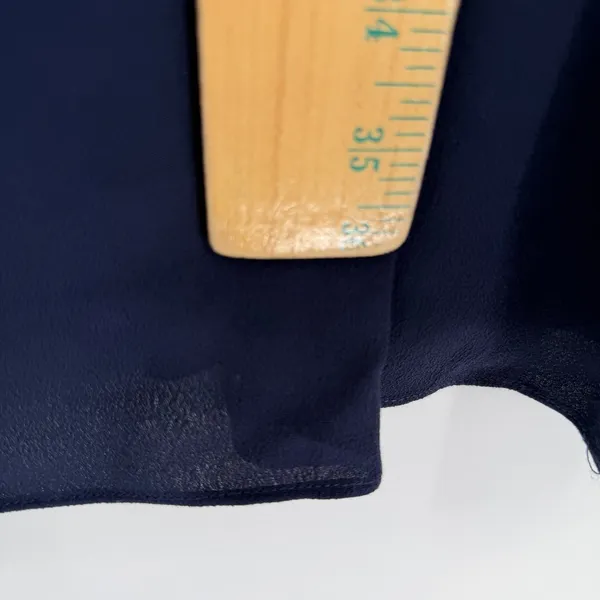 Boden Nerissa Shift Dress Women 8 Navy Sheer Sleeve Minimalist Classic Feminine - Image 8