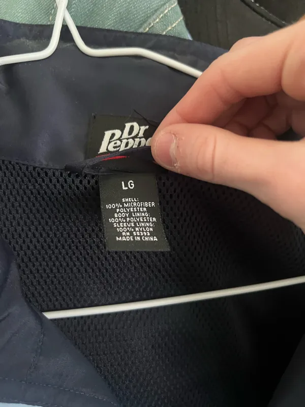 Sec Dr Pepper jacket Blue Size L - Image 3