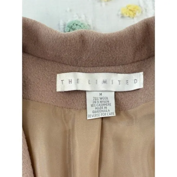 The Limited Wool Cashmere Blend Blazer Mauve Tan Single Button Jacket Size M‎ - Image 6