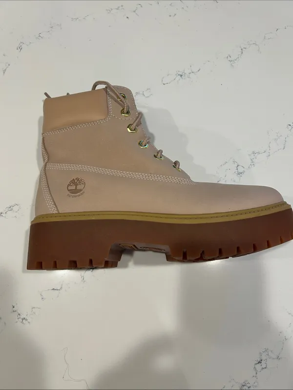 Timberland Stone Street 6" Water Resistant Platform Boots, size 9, NWOT Display - Image 10