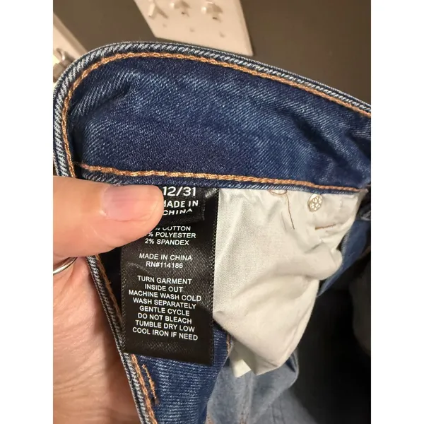 Frye Amari Wash High Rise Skinny Cuffed Jeans Womens 12/31 Medium Blue‎ New - Image 10