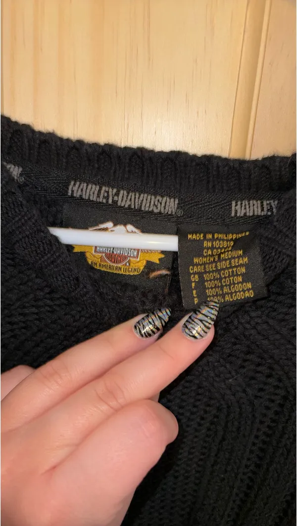 Harley Davidson chunky sweater  - Image 2