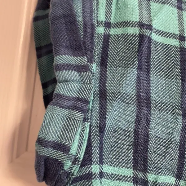 Rails Blue & Aqua Plaid Sleeveless Women’s Top - Image 6