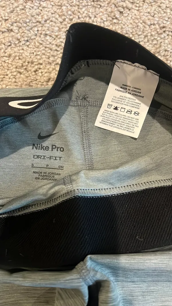 Grey Nike Dri-Fit Shorts - Image 2