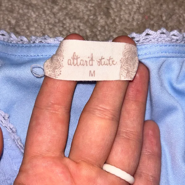 Altar'd State Baby Blue Dress - Image 3