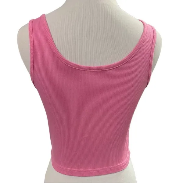 SHEIN Pink Crop Tank Top - Image 2