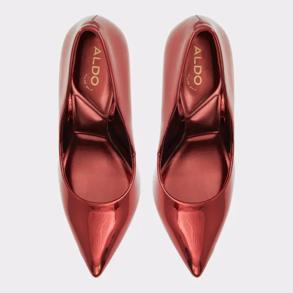 ALDO Women's Pump Heel in Metallic Red - Image 8