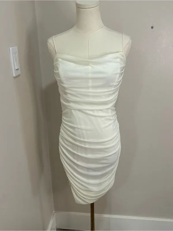 Princess‎ Polly White Mini Dress Size 12 - Image 2