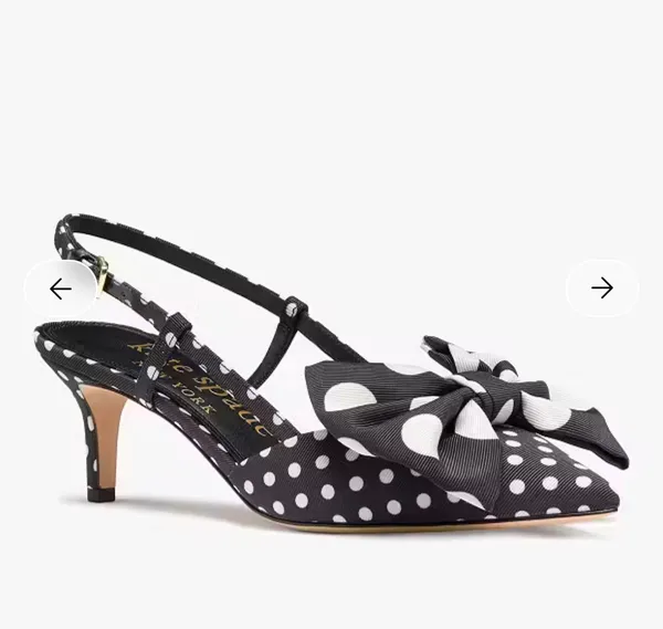 Kate Spade Polka Dot Heels - Image 3