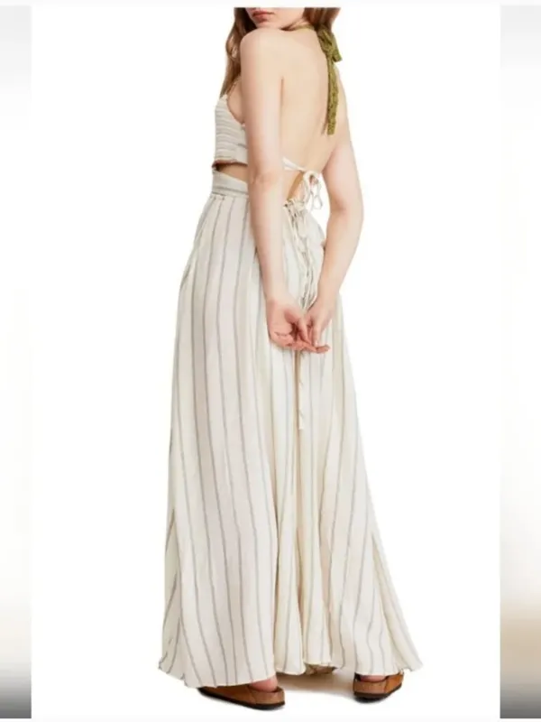 FREE PEOPLE (NWT) Harper Maxi Dress, Crochet, Beach, Size Large - Image 2