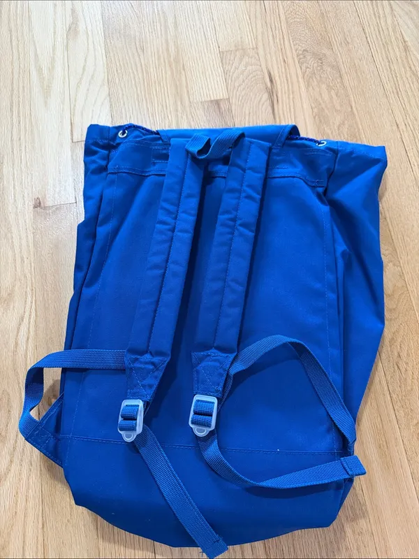 Baggu Blue Drawstring Backpack - Image 2