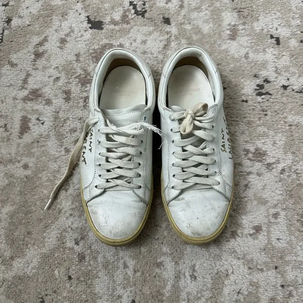 Saint Laurent Women’s Court Classic Sneakers Size 41 - Image 3