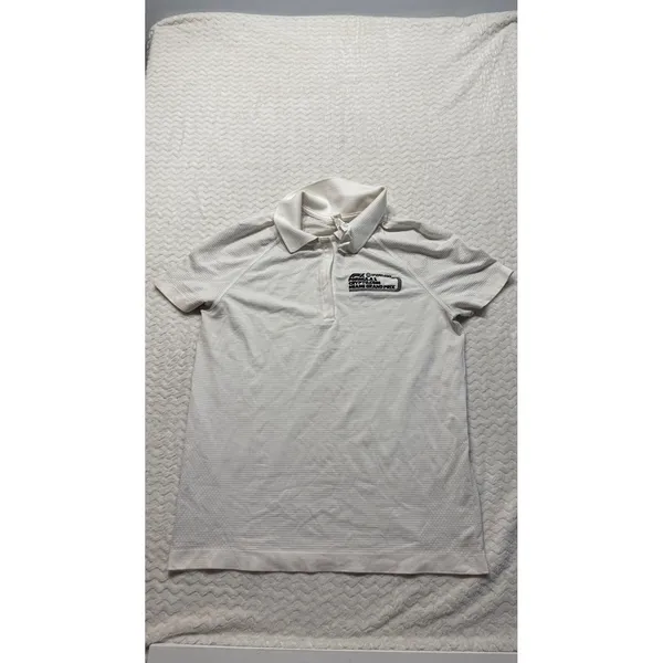 Lululemon F1 Miami Grand Prix Swiftly Tech Short Sleeve Polo White Silver 10 - Image 2