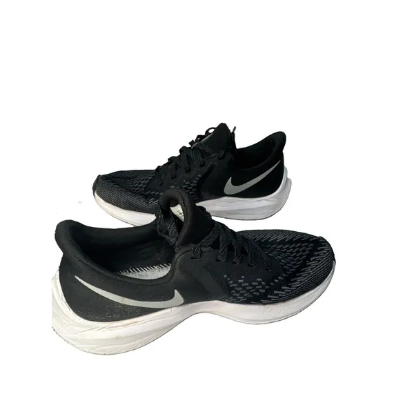 Nike Air Zoom Winflo 6 Women’s Size 8 Black White Running Shoes AQ8228-003 - Image 2