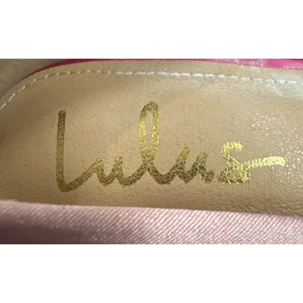 Lulus Lumii Satin Color Block Pumps Fuchsia Pink Blush Pointed Toe Heels sz 6.5 - Image 5