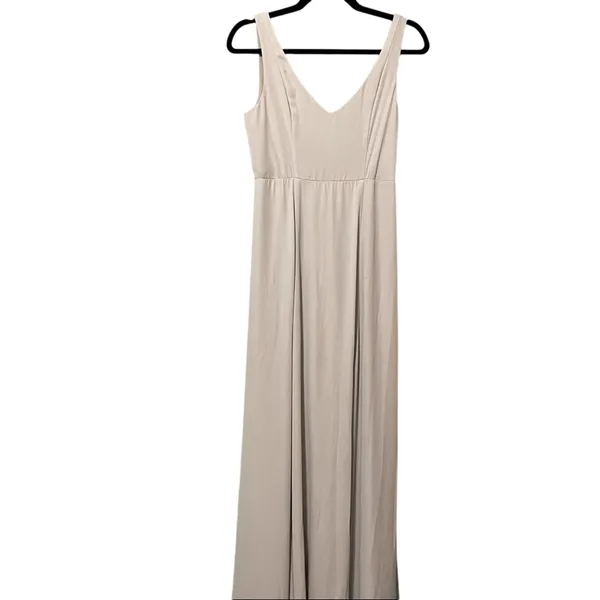 Show Me Your Mumu Bone Sleeveless Maxi Bridesmaid Dress Womens S Formal Dressy - Image 2