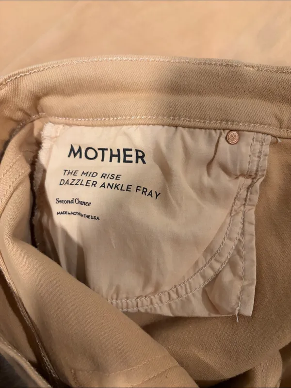 MOTHER The Mid Rise Dazzler Ankle Fray Jeans - Image 5