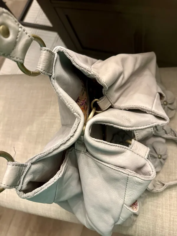 Anthropologie Lucky Penny Leather Shoulder Bag - Image 4