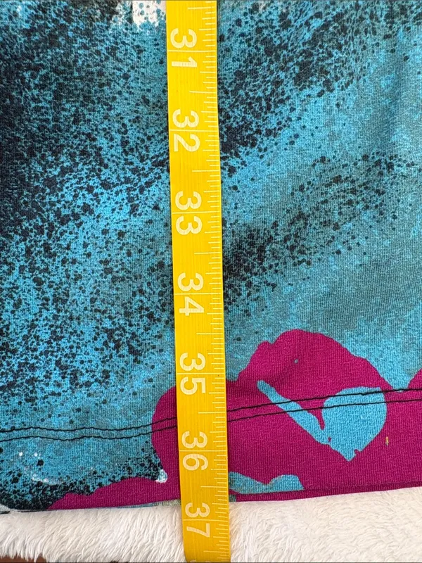 Dolcezza size medium new dress short art wearable artsy unique colorful - Image 8