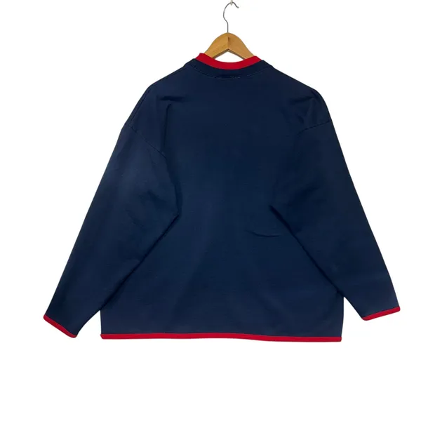 Vintage Longaberger Homestead Navy Sweatshirt Bear Sweater Weather Cozycore XL‎ - Image 4