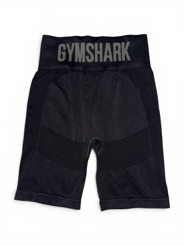 Gymshark Flex Seamless Cycling Shorts Black High Waisted Women’s Size S - Image 2