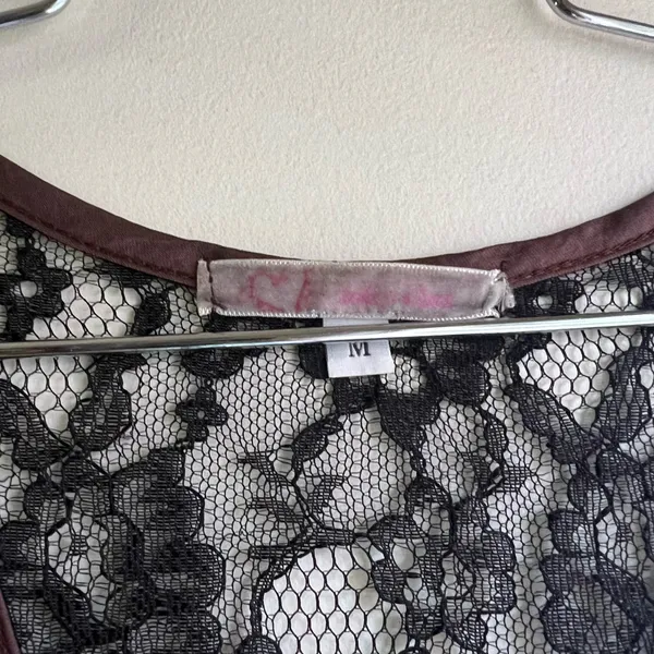 Lace Layering Top Purple Size M - Image 2