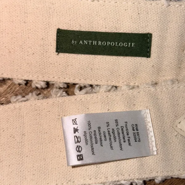 Anthropologie Sherpa Boucle Detachable Bag Strap Cream Texture Purse Replacement - Image 5