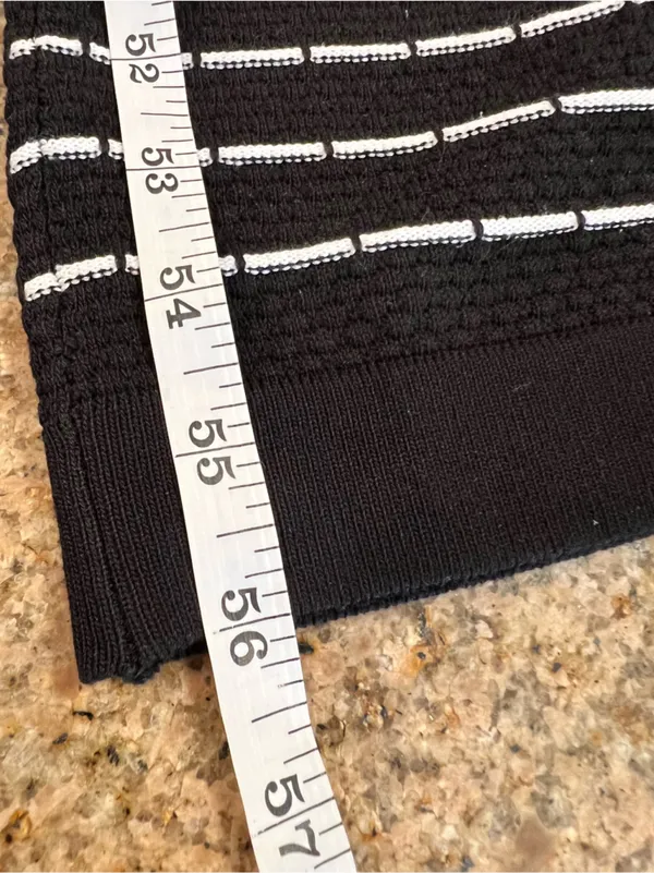 Commense Striped Metal Button Long Sweater Dress Medium Sold Out online - Image 10