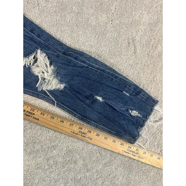 abercrombie & fitch high‎ rise mom jean 24/00s distressed - Image 9
