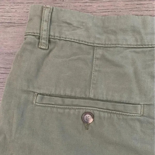 Free People Billie‎ Chino Shorts - Size 12 - Army Green - NWT - Image 6