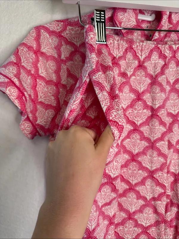 Roller Rabbit Exclusive Jemina Pink Pajama Set | Top and Bottoms - Image 5