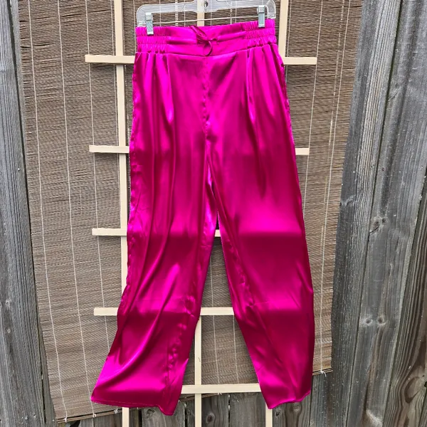 NEW Band of Gypsies Cannes Fushia Pants With Pockets M - Image 4