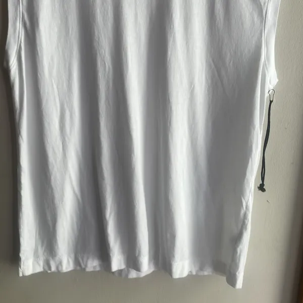 AGOLDE Raya Muscle Cotton-Jersey T-Shirt White - Image 8