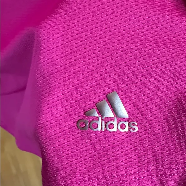Adidas Golf Fushia Short Sleeve Top - Image 3