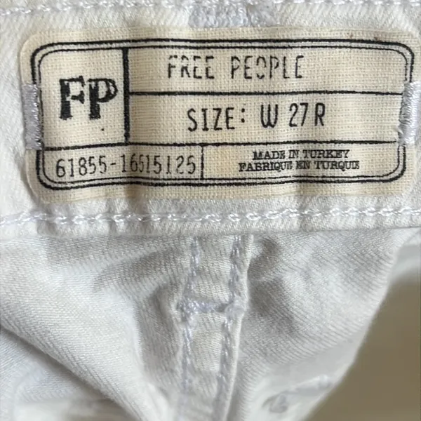 Free people white skinny ankle jeans - Image 7
