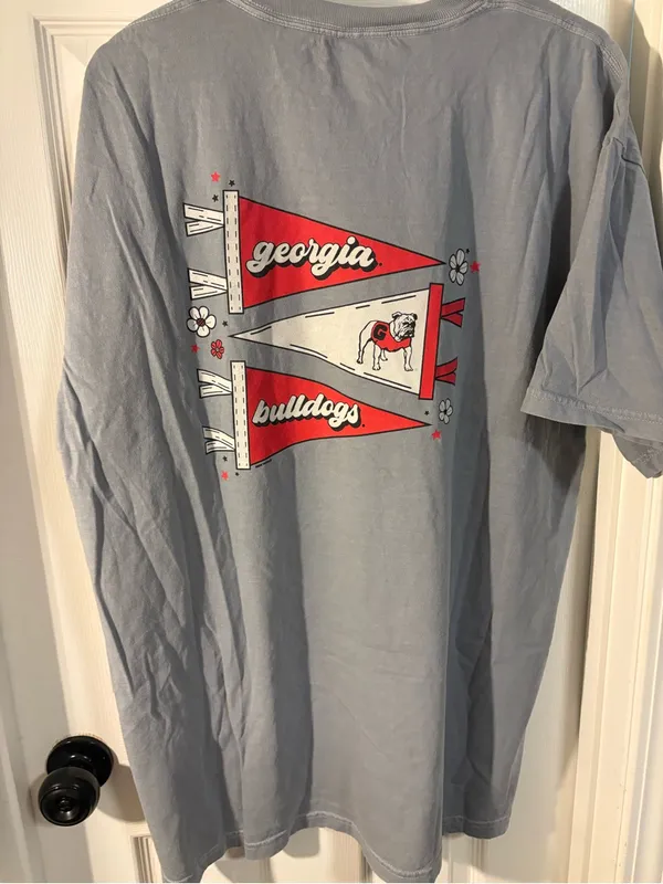 Comfort Colors UGA Light Gray Crewneck Short-Sleeve T-Shirt - Image 2