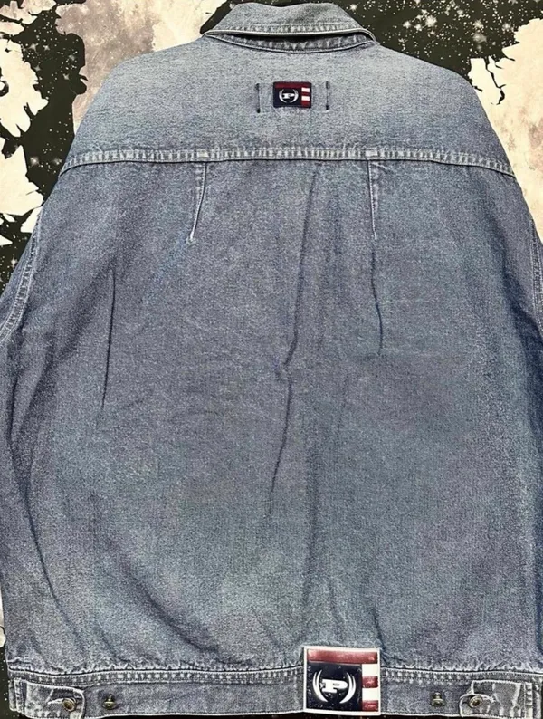 Vintage Phat Farm 90s Hip Hop Oversized Denim Jacket - Image 4