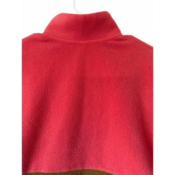 Picture Arcca 1/4 Snap Fleece Hot‎ Coral/Dark Golden Women's Size Small - Image 4