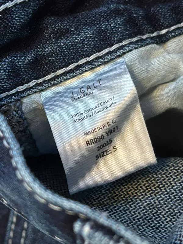 Brandy Melville J Galt Dark Wash Cargo Carpenter Jeans - Image 4